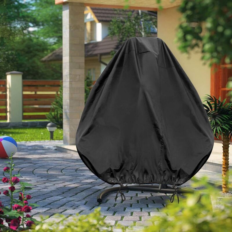 Hanging Chair Cover, Waterproof Hanging Chair Cover, Protective Cover For Egg Chair, Windproof, Anti-Uv, Heavy Duty