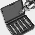 5 pcs Professional Screw Extractor Set, DAmaged Screw Extractor, High Speed Steel, For Defective Screws, Bolts And.
