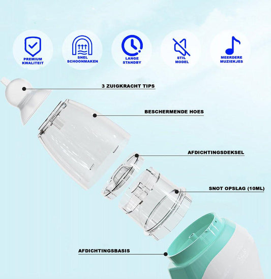 Electric Nasal Aspirator for Babies - Electric - Nasal Spray - Nasal Aspirator - Nasal Aspirator - PRO.