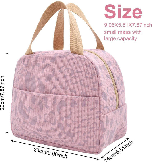 Children's Lunch Bags - Reusable Lunch Bag - Lunch Bags - Lunch Bags for Women and Men - Mini Insulated Bag 6L - Small Insulated Picnic Bag - For Work, School, Picnics and Travel (Pink).