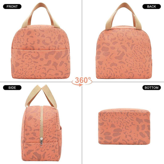 Children's Lunch Bags - Reusable Lunch Bag - Lunch Bags - Lunch Bags for Women and Men - Mini Insulated Bag 6L - Small Insulated Picnic Bag - For Work, School, Picnics and Travel (Orange).