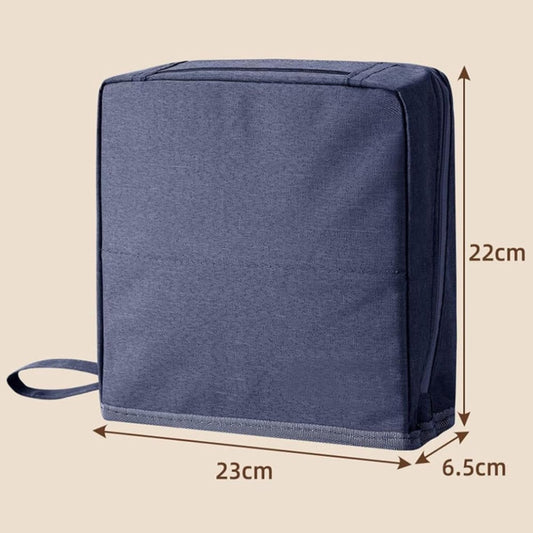 Men's toiletry bag - Women's toiletry bag - Portable toiletry bag with stand - Large fabric toiletry bag with stand - Cosmetic storage bag - Toiletry bag with waterproof handle - Blauw