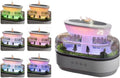 Humidifiers - Aromatherapy Humidifier - Bedroom Humidifier - With 7-Color Night Light and Music - Raindrop Landscape Humidifier - Aroma Diffuser for Essential Oils - Humidifier - Air Humidifier - Wit.