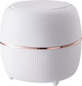 Klein Prullenbak - Designer Trash Can with Lid - Mini Prullenbak - Small trash can ideal for the countertop, desk, bathroom or table - Tabletop Trash Can - Wit
