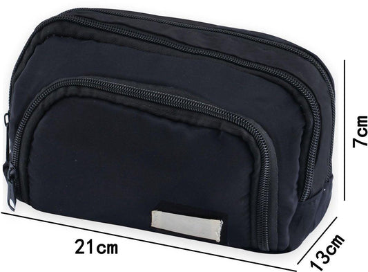 Pencil Case - Pencil Case - Adults - Boys and Girls - School Pencil Case - Black.