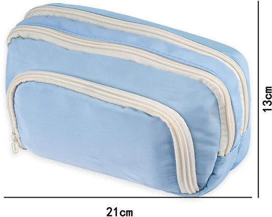 Pencil Case - Pencil Case - Adults - Boys and Girls - School Pencil Case - Blue.
