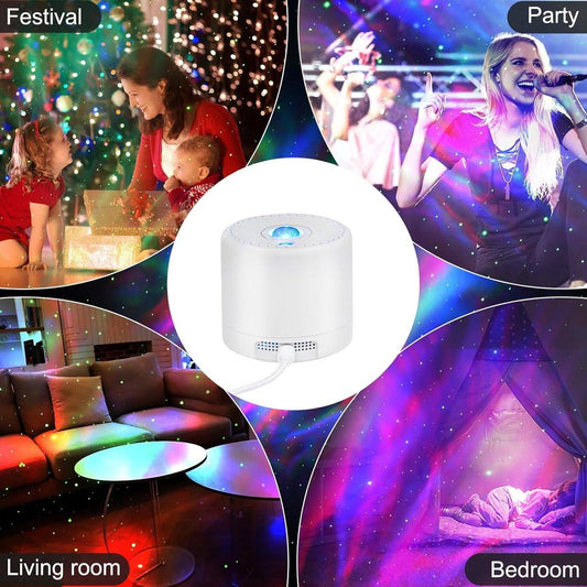 Projector - Starry Sky Projector - Starry Sky Lamp - Night Light Projector - With adjustable speed and brightness - With remote control - For decorating bedrooms, children's rooms, and adults' rooms.