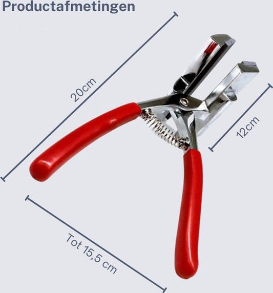 Canvas clamp - Canvas clamp - Canvas clamp - 12 cm wide jaws - Metal canvas clamp - Clamp for stretching oil paintings.