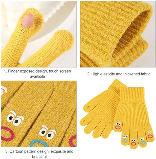 Winter gloves - Men's gloves - Women's gloves - Touchscreen gloves - Winter gloves - Perfect for skiing, cycling, walking, camping and Christmas - Christmas gift idea - Mittens.