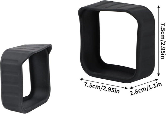 Protective Camera Covers - Pack of 2 Silicone Protectors - Flexible and Lightweight - Scratch Resistant - Made of Silicone - For Security Cameras with Flash.