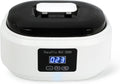 Paraffin wax warmer - Candle wax melting pot with handle and heat-insulating plate - Fast and adjustable heating - 2 speeds - Large 2000ml capacity and easy to use - For skin treatment (Wit)
