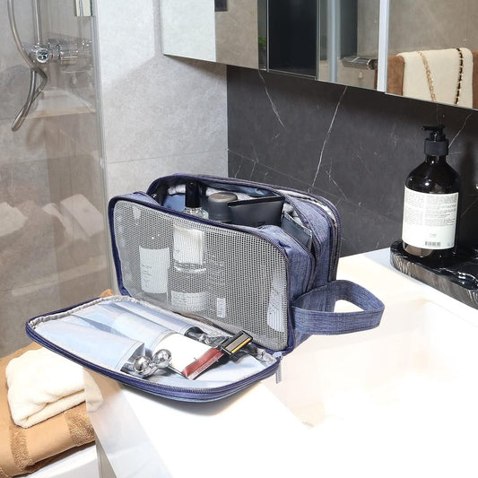 Toiletry bags for men - Toiletry bags for women - Toiletry bags - Travel accessories - Makeup bags - Cosmetic bags - Storage bags - Blauw