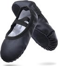 Women's Ballet Shoes â Ballet Shoes for Girls â Black â Soft PU Leather Dance Shoes with Non-Slip Sole â Suitable for Ballet, Yoga & Home Use â For 5 UK Child.