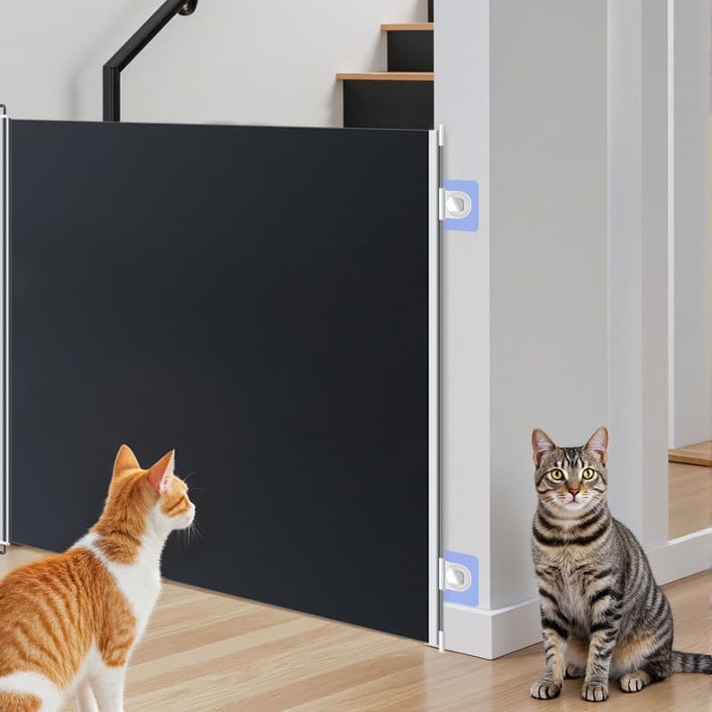 Removable Safety Gate for Babies Children and Pets No Drilling Required, 75 x 28 inches
