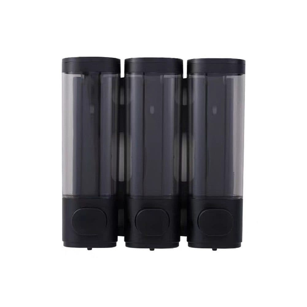 3-Pack Wall Mounted Soap Dispenser for Shampoo & Soap, 300ml x3, Gold