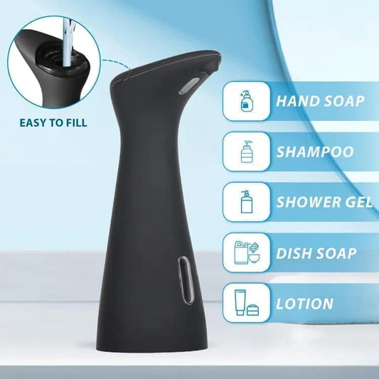 Automatic Touchless Soap Dispenser for Liquid Soap, Black