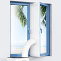 Window Seal for Portable AC, 500 x 38cm, Sealing Cloth with Zipper and Tape, Compatible with All Mobile Air Conditioners
