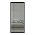 80 x 210 cm Magnetic Mosquito Net Door Self-Adhesive Side Opening Curtain Removable Durable Insect Fly and Cat Proof, 90x200 cm, Black