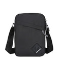 Multifunctional Waterproof Shoulder Bag, 2 Compartments, Black, 16x23x9cm