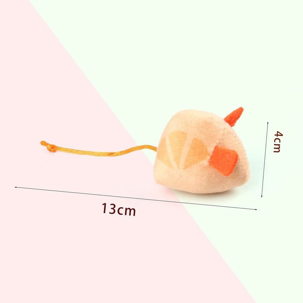 1 Pack Catnip Toy Fruit-Shaped Soft Plush for Cats, Stimulating Fun Play