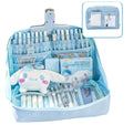 Large Capacity Pencil Case with Compartments and Zipper for School Office Travel, Blue, Multifunctional Stylish Pencil Box.