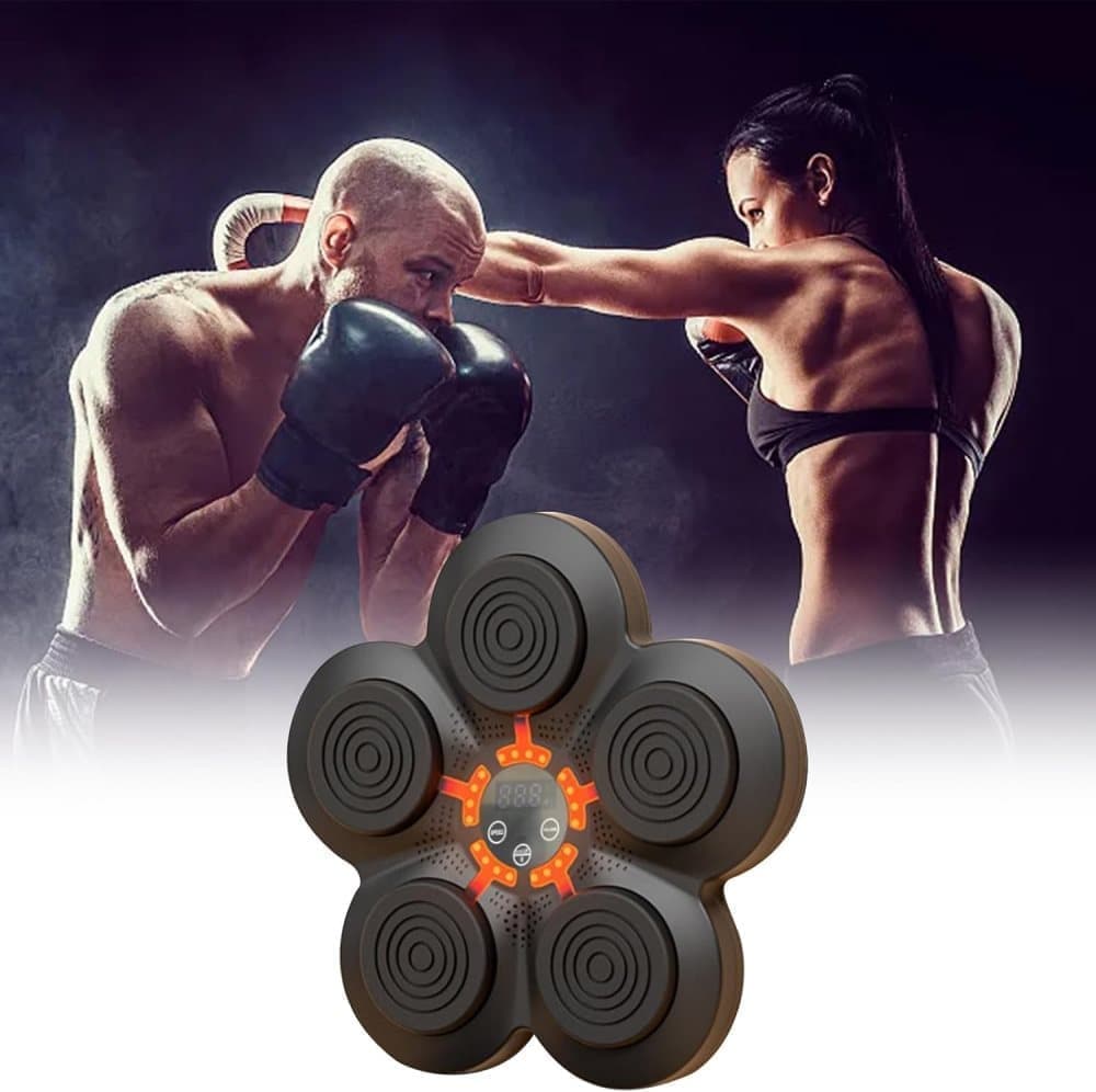 Smart Electric Boxing Trainer with Speaker, Black, Compatible with Smart Music Boxing Machine(Adults)