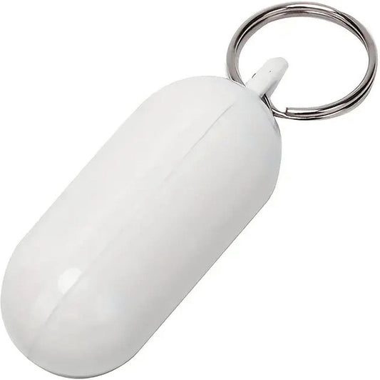 Floating Keychain I ABS I Bumper I Key Driver I Floating I Oval I White.