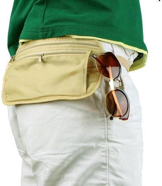 Money Belt | Undercover Money Belt | Waist Bag | Waist Bag | Pouch | Black
