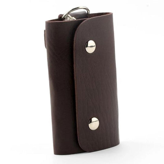 Key holder - Key wallet - Key organizer - Keychain - Leather - Brown