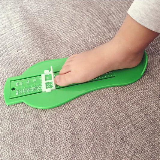 Child's Foot Measuring Tool | Child's Shoe Size Measuring Tool | Baby Shoe Measuring Tool | Baby Measurement | Green.