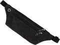 Sporty Waist Bag | Running Belt | Fanny Pack | Crossbody Bag | With Phone Holder & Cable Opening | Running Bag | Unisex | Black