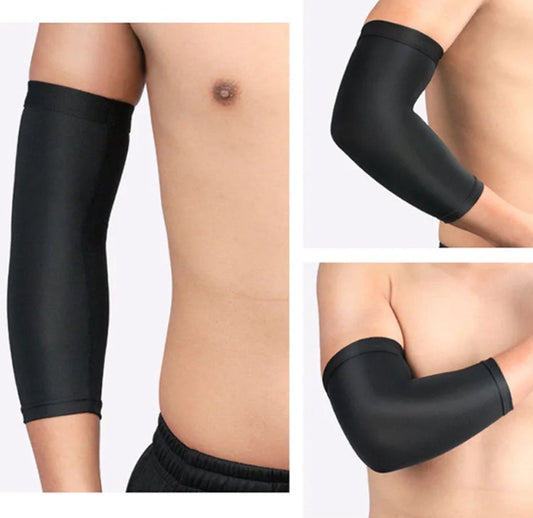 Light Compression Arm Sleeve | Arm Support | Arm Protector | Armbands | Arm Support | 1 Piece | Size LI Blue