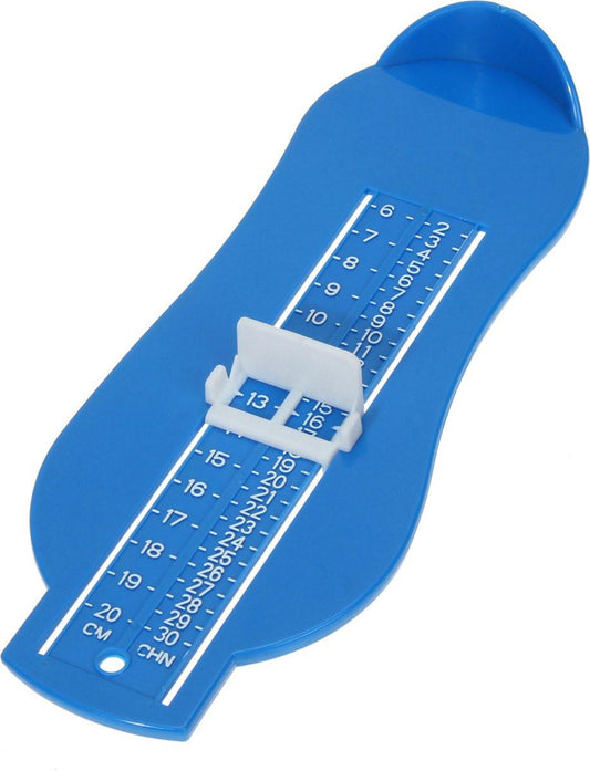 Child's Foot Measuring Tool | Child's Shoe Size Measuring Tool | Baby Shoe Measuring Tool | Baby Measurement | Blue.