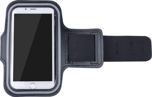 Sports armband XL suitable for screens up to 6.5 inches, among others, for iPhone 6/6s/7/8, Samsung S7/S8/S9, Huawei P10 - Black.