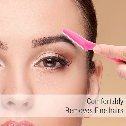 Eyebrow Scissors | Eyebrow Razor | Face Blade | Upper Lip Hair Removal | Hair Removal Blade | 6 Pieces