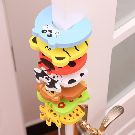 Door stopper - Foam - Green - Child safety - Door protector - Butterfly - Door clamp.