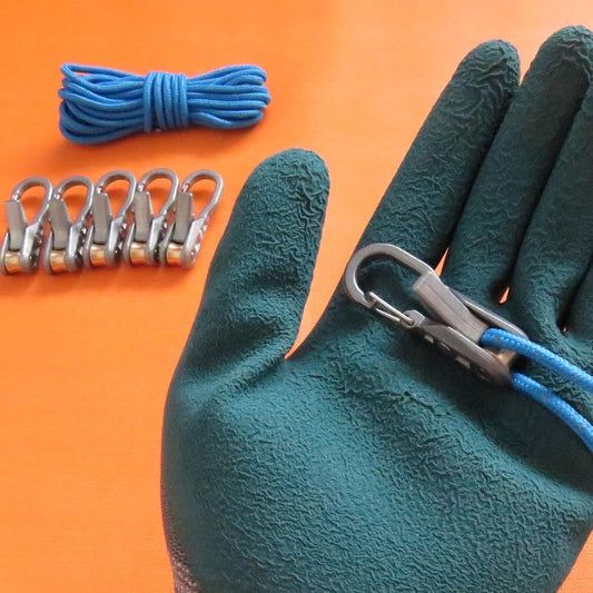 Paracord Adjusters 6-pack â With locking buckle, camping/boat.