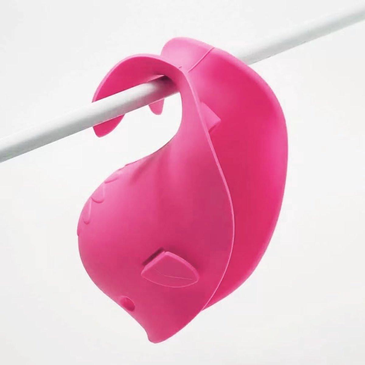 Baby Bath Faucet Cover - Soft silicone safety protector for children, toddlers and babies - Cute whale design, nice bath gift for children - red.
