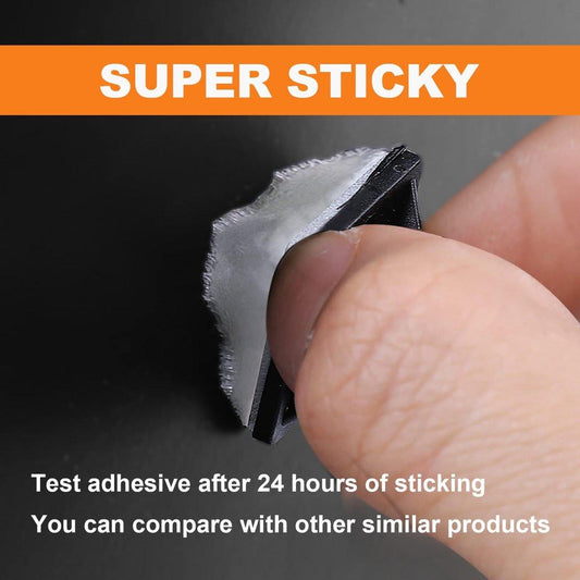 100 pieces 25 mm à 25 mm self-adhesive cable tie base holders (white).