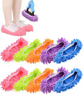 Shoe Covers - 5 Pairs - Mop Shoe - Shoe Cover - Shoe Protectors - Cleaning Shoes - Mop Shoes - Mop Slippers - Easy Cleaning - Mopping - Cleaning - Mop Set - Reusable - For Home, Office, Bathroom, Kitchen