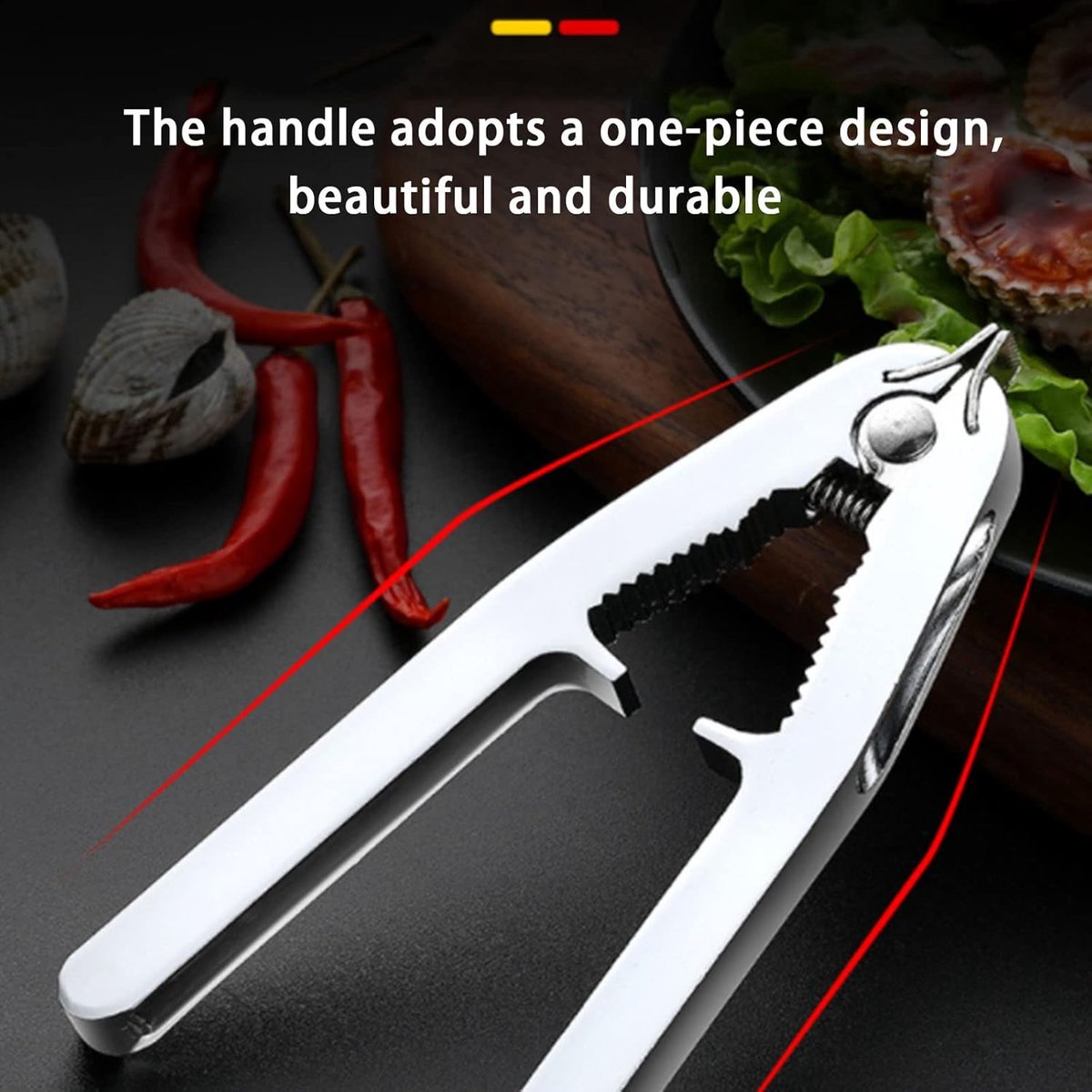 Nutcracker - Professional nutcrackers - Multifunctional Christmas Nutcracker - Portable Walnut Cracker - High-quality Walnut Cracker - Blood Shell - Clam Opener Walnut Clip - Tongs Blood Shell Clip - kitchen utensil - tool - Stainless Steel