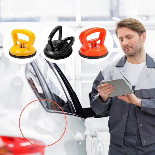Mini Car Dent Remover - 3 Pieces - Dent Removal Station - Suction Cup - Glass Carrier - 5.8cm - Car Dent Puller - Dent Puller - Mini Car Dent Puller - Black.