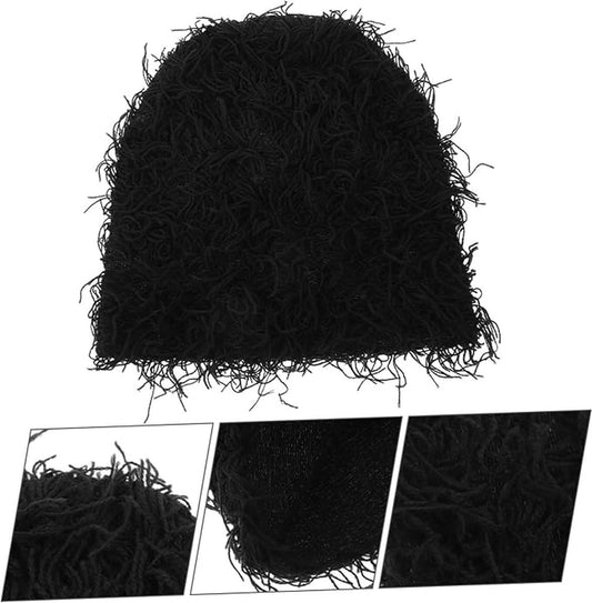 Beanie - Warm Hat - Cuffed Beanie - Premium Knitted Hat - Winter Sports Hat - Sports & Daily Use - Men & Women - Good Moisture Wicking - One Size - Black