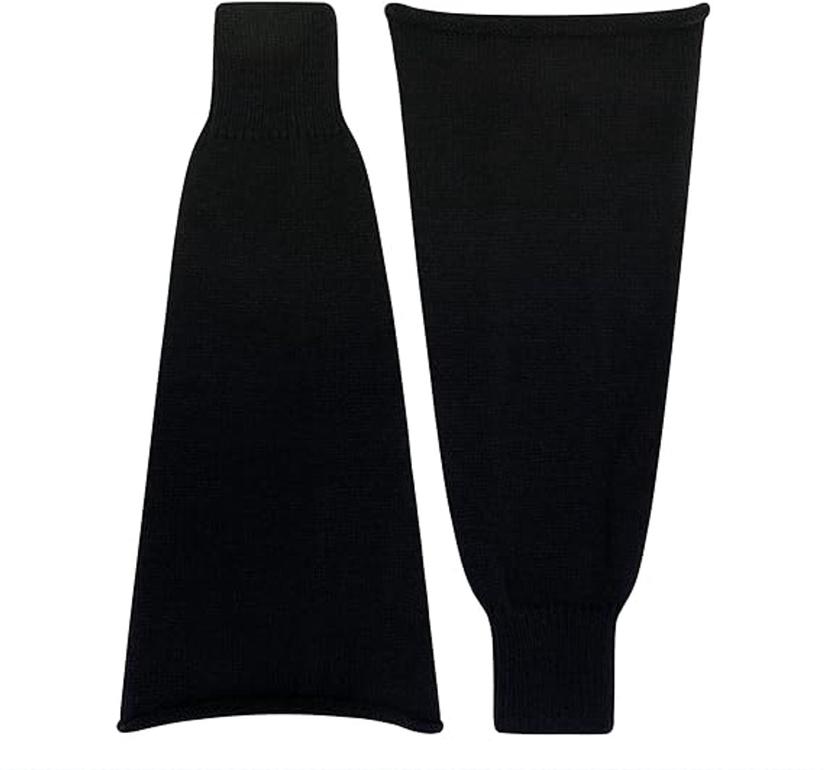 Leg warmers - 1 pair - Socks - Winter leg warmers - Warm leg warmers - Long socks - Calf socks - Knee socks - Stacked socks - Autumn and winter socks - knitted socks - retro accessories - black