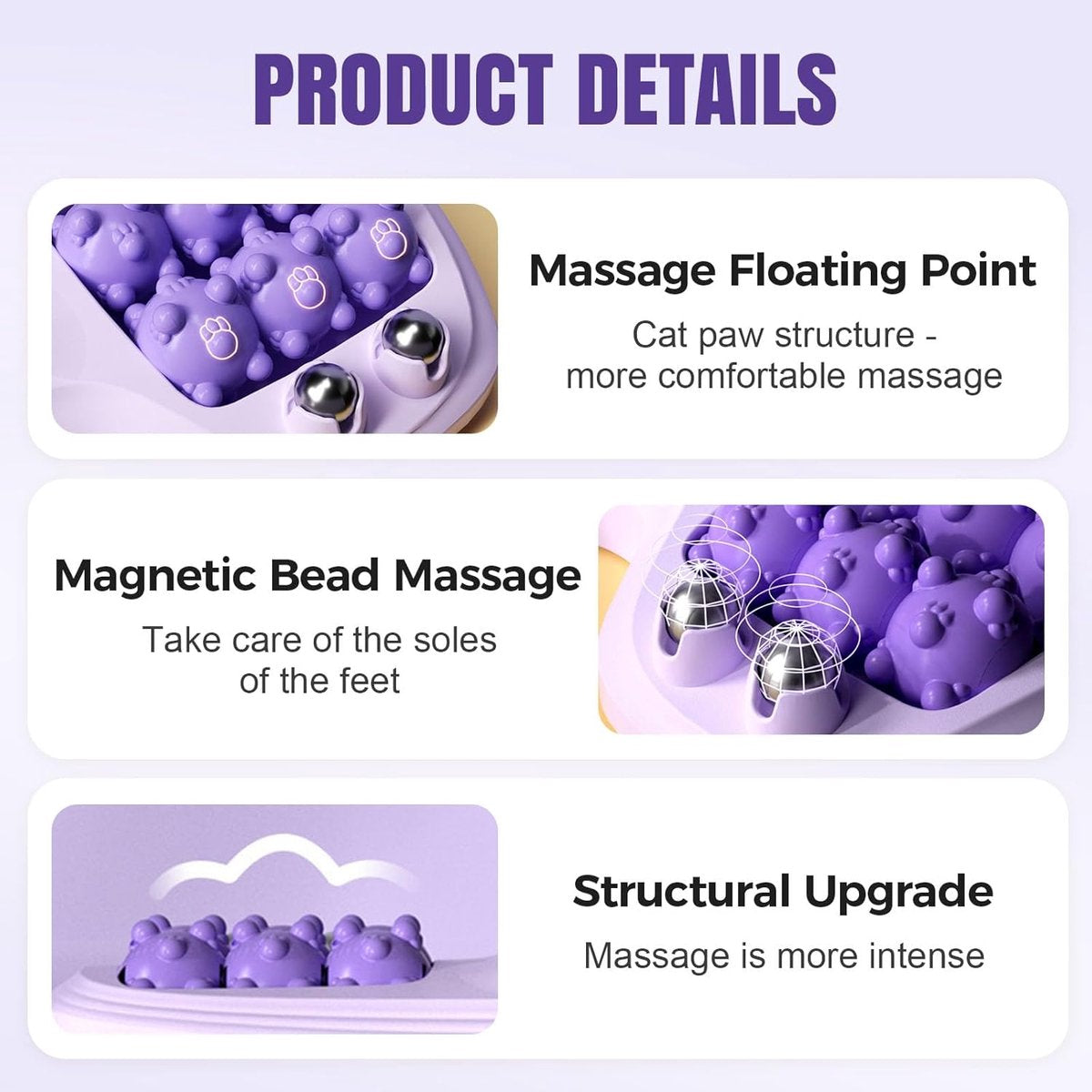 Foot massage device - Foot massage roller - Portable double foot massager roller - Massage ball - Foot massage - double foot massager roller for relieving plantar fasciitis pain and improving circulation, portable foot massager tool.