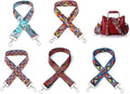 Bag Strap - 4-Piece Shoulder Strap - Adjustable Bag Strap - Bagstrap - Bag Strap - Colorful Ethnic Style Strap - shoulder strap for bag - Shoulder Strap - bag strap bag strap - Front Shoulder Strap Handbag Canvas Bags DIY Accessories Unisex.