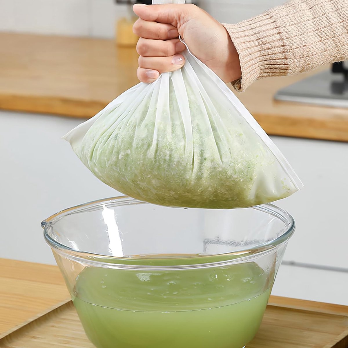 3 pieces - Filter bags - Brew filter bags - Brew bags - Filter Mesh Bags - Strainer cloth - Drawstring filter bags - Fine mesh sieve bags - Reusable - Fine mesh filter wine bag - Beer press - With fine mesh sieve and drawstring closure - 46*40 cm