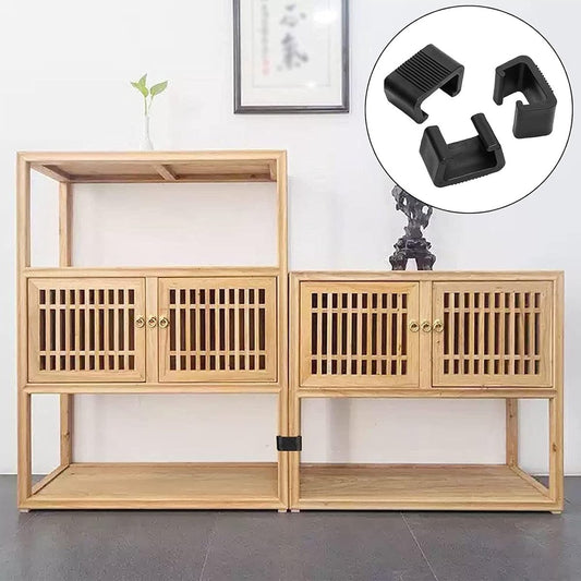 8 pieces - Furniture clamps - 6.5*3.8*4.2cm - garden furniture clips - Rattan garden furniture clips - plastic furniture clips - clips - for garden furniture, benches, patios, furniture, rattan chairs, garden bench, living room furniture - black
