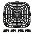 Air Fryer Grill Plate Replacement for Instant Vortex 6qt Compatible with Grill Plate with 4 Rubber Pads.
