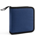 CD/DVD Storage Case - CD Bag - Oxford Cloth - With Zipper - CD Case Storage Folder - DVD Case Case - CD (Rom)/DVD Storage Case - CD/DVD Case Folder - CD/DVD Storage System - Suitable for 40 CDs or DVDs - 16*15.5*4.8cm - Blue